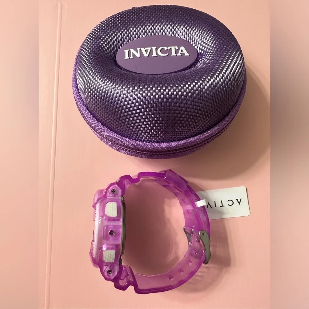 INVICTA Activa Purple Digital Sport Watch with Case